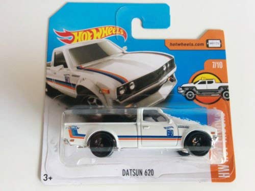 Hot Wheels 2017 HW Hot Trucks Datsun 620 White 181/365 (Short Card)