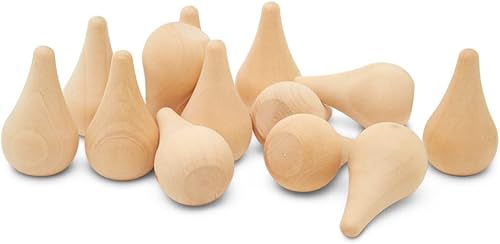 Woodpeckers - Gota de lluvia estilo Grapat-1-58 pulgadas, paquete de 25 rellenos sensoriales para juegos abiertos, suministros educativossuministros