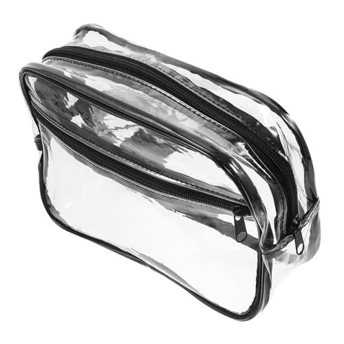 NOLITOY 多機能耐摩耗透明ウエストポーチ 調節可能ベルト付き スポーツランニング旅行用防水バッグ キャンプハイキング対応