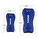 clinmday Soccer Shin Guards High Strength Impact Resistant Breathable Lightweight Calf Protection Youth Soccer Shin Pads for Shin Splint Baseball Boxing Kickboxing MTB, Lightweight Orange Adult