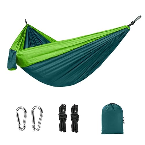 Hamaca portátil, Hamaca acampando Transpirable Doble Servicio Pesado al Aire Libre al Aire Libre para Senderismo 55 * 106 Pulgadas