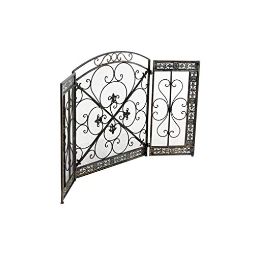 Protector de chispas de chimenea decorativo para salones acogedores 5