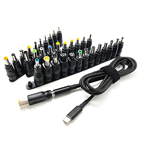 Convertisseur Type-C pour chargeur d'ordinateur portable et ses 34 prises
