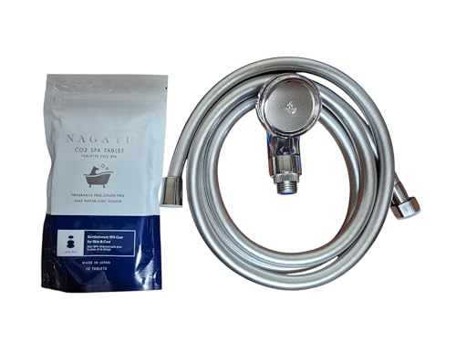 Nagayu CO₂ Skin Therapy Starter Kit with 2016 Shower Head & Original Tablets | Professional Pet Spa Hydrotherapy System for Dogs & Cats