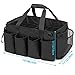 HODRANT Extra-Large Cleaning Caddy, Organizer with Handles for Cleaning Tools & Products Storage, Large Capacity Tote Bag for Car, Home & Housekeeping Work, Black