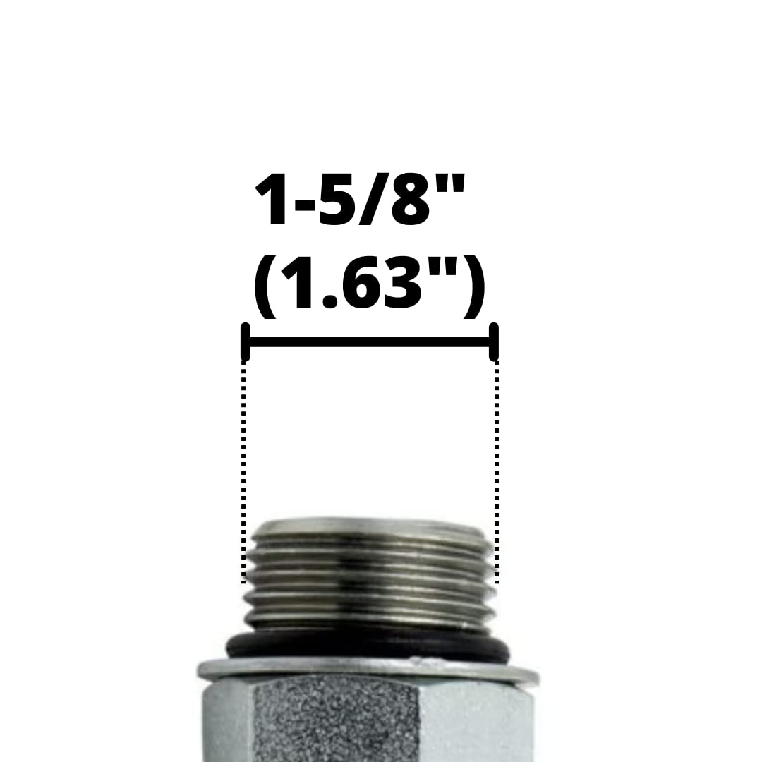 O Ring 8x2 SS 6801 08 12 1/2 Stecker JIC (3/4"" 16) X 3/4 Stecker