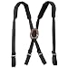 Klein Tools 5717 PowerLine Black Nylon Padded Suspenders