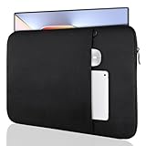 UPERFECT パソコンケース 15.6 16インチ 人気 ノートパソコン ケース 衝撃吸収 モバイルモニター用 保護ケース サイドポケット付き 撥水 ノートPC/Macbook バッグ 薄型 軽量 持ち運び メンズ レディース ポータブルモニター用 スリーブ 360°保護