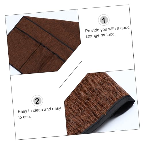 Support télécommande durable en tissu résistant pour accoudoir de salon - 5