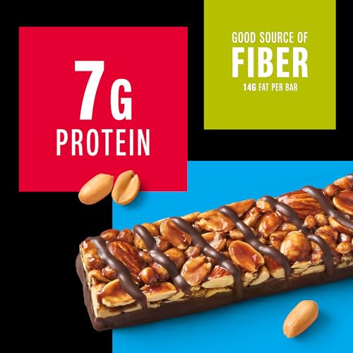 KIND Nut Bars, Peanut Butter Dark Chocolate, Healthy Snacks, Gluten Free, 8g Protein, 24 Count