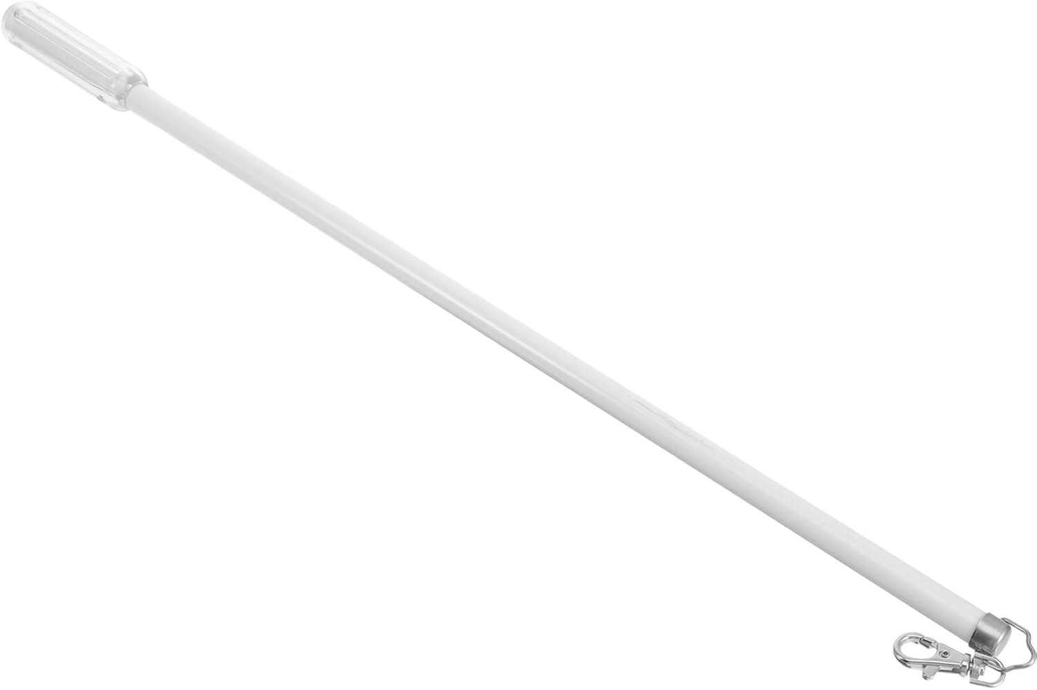 (Similar to the image)Curtains Curtain Pull Rod with Metal Snap Push Wand Versatile Wand Drapery Pull Rod for Window Blinds Opening-closing Hardware White 55.5x2cm Rods 55.5x2cm White