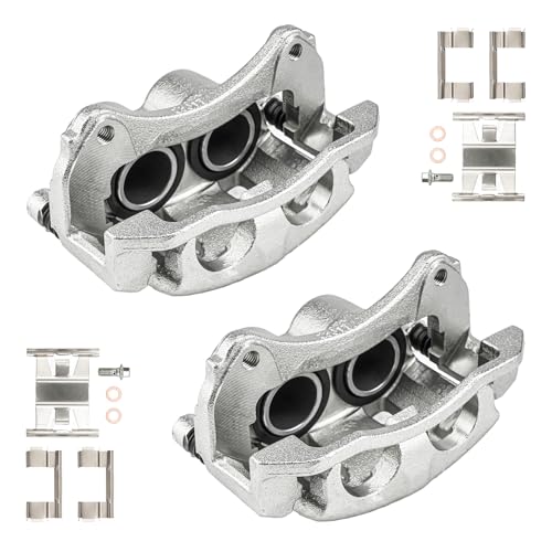 Image of PHILTOP Front Brake Caliper Compatible with 1995-2002 Ranger, 1995-2001 Explorer, 1997-2001 Mountaineer, 1995-2002 B3000, 1998-2001 B2500, 1995-2002 B4000, 1995-2002 B2300, 18-B4607, 18-B4606