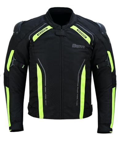 Veste de moto homme toutes saisons alliant armure intégrale et tissu imperméable