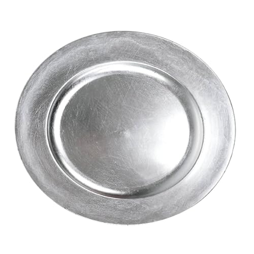 Sternfabrik Großer Deko- & Gebäckteller Silber 33cm Ø Plätzchen...