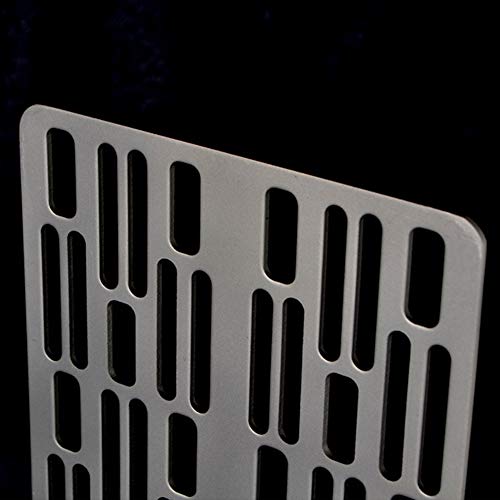 Grade, Romacci Titanium Barbecue Grill Placa ultraleve ao ar livre para churrasco de acampamento