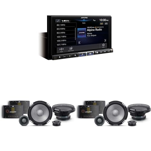 Alpine ILX-507 Receptor Multimedia 7 pulgadas con Bundle de 2 bocinas miniatura 1