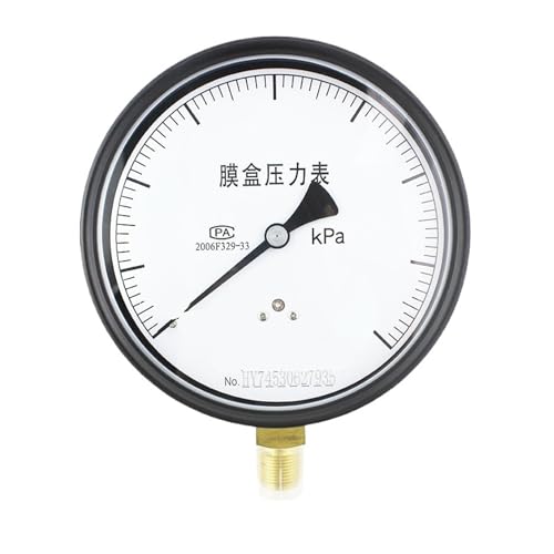 Manomètre à membrane YE-150 pour mesure précise de basse pression 0-6 kPa