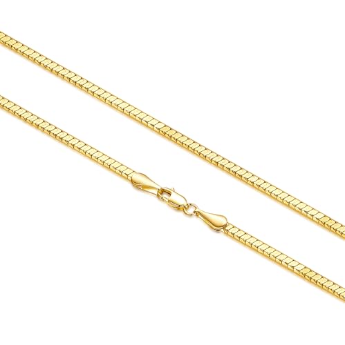 CROCHETFUN 14KS[h`F[lbNX fB[X gfB 2.8mm Xl[NlbNX fB[X Lƌdグ XNGAXl[N`F[ iȃlbNX fB[X Y 16~24C` (22C`), 18 INC