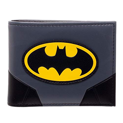 DC Comics Men's Batman Gold Logo Bi-fold Wallet