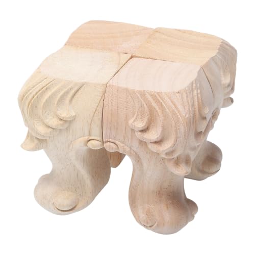 Patas de madera tallada retro para dar un toque clásico europeo al sofá del salón 2
