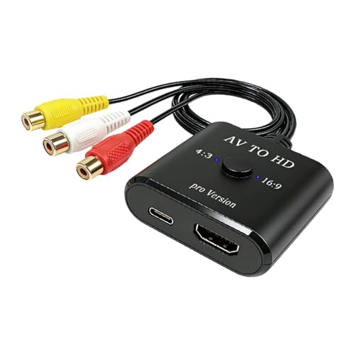Hsyzygian Convertitori HDTV con uscita 1080P Supporta 4: 3 e