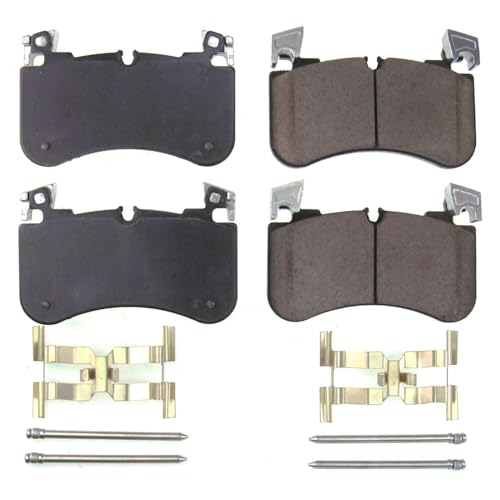 Image of PowerStop Front Brake Pads for Land Rover Defender 110 2020-25 |Rover Defender 130 2023-25 |Rover Defender 90 2021 |Rover Defender 90 2025 - Z17 Ceramic Brake Pads with Installation Hardware, 17-2184