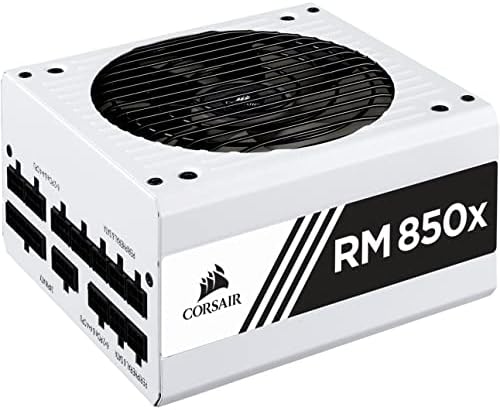 Corsair RMX White Series (2018), RM850x, 850 Watt, 80+ Gold Certified, Fully Modular Power Supply - White, 80 PLUS Gold (CP-9020188-NA)