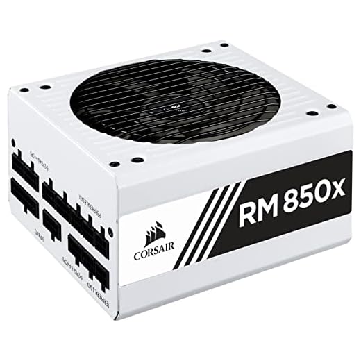 Corsair RMX White Series (2018), RM850x, 850 vatios, 80+ certificado oro, fuente de alimentación totalmente modular