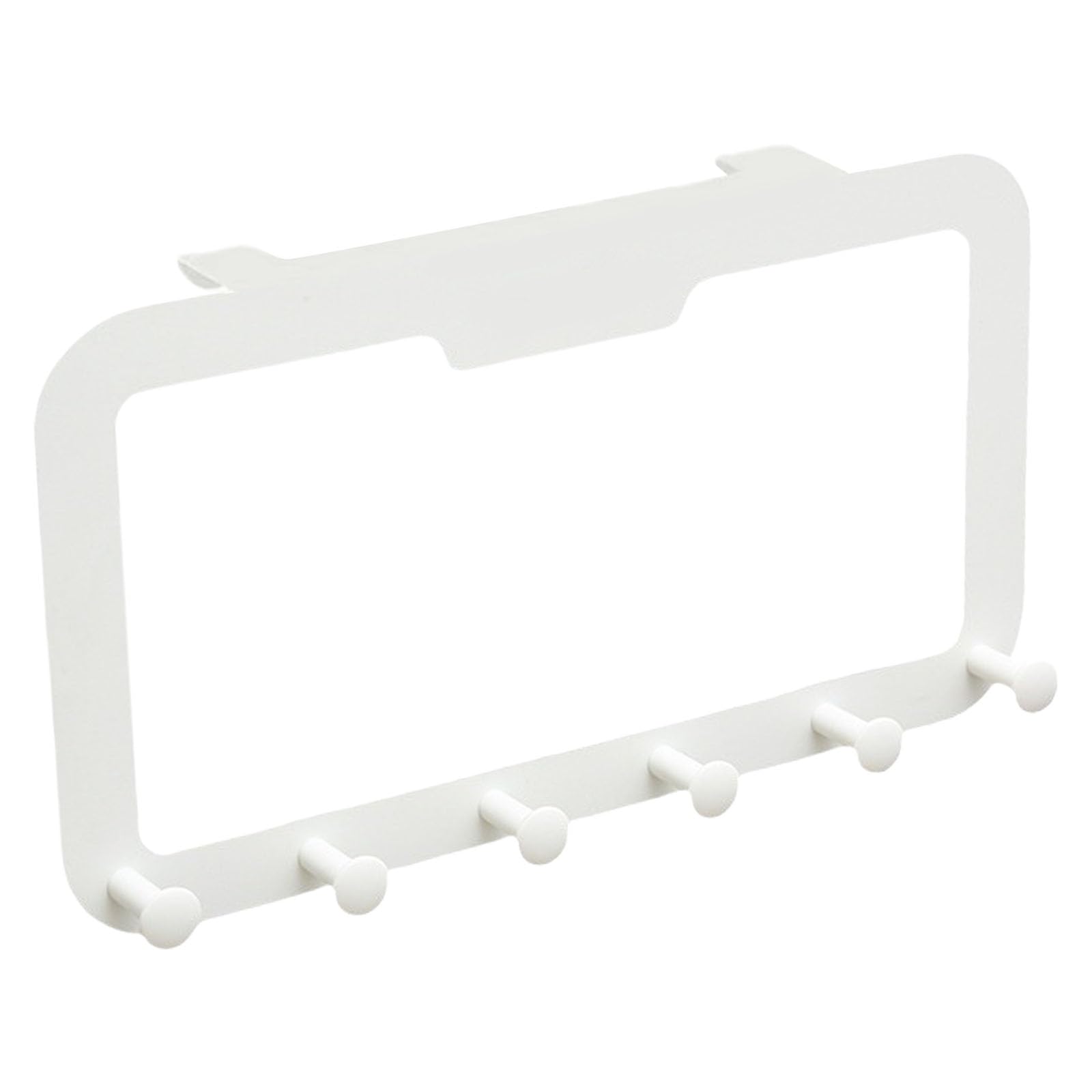 YWLUUOO Simple Creative Door Hanger Without Traces Adhesive Hooks Sturdy Over Door Hanger for Clothes Towels and Accessories Carbon Steel Hook