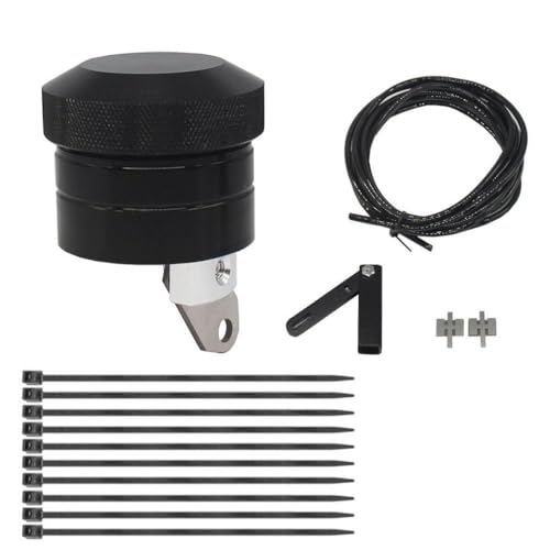 Motorrad-Kettenöler, kompatibel mit Motorrad-Schmiersystem(Black)