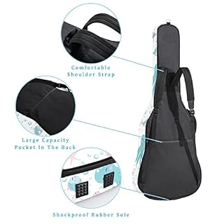 Housse de guitare imperméable en tissu Oxford avec bandoulière réglable - Les Beatles, Paul McCartney, John Lennon, RIngo Starr, George Harrison Housse de guitare imperméable en tissu Oxford avec bandoulière réglable – Image 3