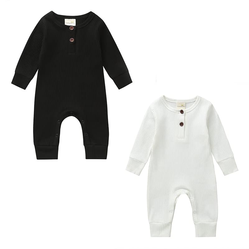 Image of iddolaka Newborn Summer Baby Boy Girl Rompers Bodysuit Jumpsuit Playsuit One Piece Outfit Clothes