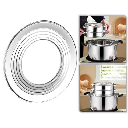 Anillo de cocción al vapor para vaporizadores de bambú y cocinas domésticas de 31cm 7