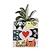 Cat Heart Planter, Succulent Planter Box, Organizer, Cat Mom, Cat Lovers, Catnip