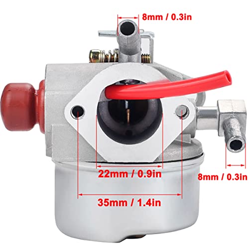 ZAMDOE Carburetor for Toro 20016 20017 20018 20012 20072 20073 20076 20005 22 inch Recycler Lawn Mower 5hp 4.5hp 5.5hp 6.0hp 6.5hp 6.75 hp LEV100 LV195EA LV195XA Engins with Air Filter Spark Plug - Image 2