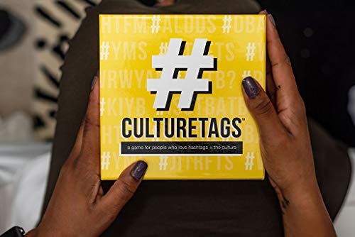 CultureTags - A Game for People Who Love Hashtags + The Culture | Party Game Set for Family Fun or Virtual Play | Ages 13+