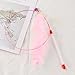 Yardwe 3pcs Cat Toys Bells Interactive Cat Teasing Toys Steel Wire Long Stick for Pet Play