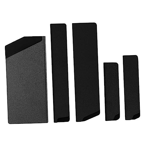 Unomor 5Pcs Convenient Cutter Protector Sleeves Wear Resistant Kitchen Accessory Portable Cutter Guards for Household and Outdoor Use Versatile Knife Covers for Chef and Camping