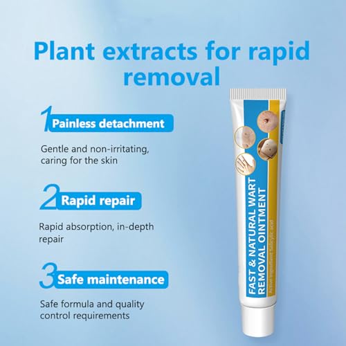 Image of Wart Remover Cream with Salicylic Acid, Freeze Off Fast-Acting Wart Remover Ointment for Warts, Plantar Warts, Common Warts, Flat Warts, Corns, Calluses
