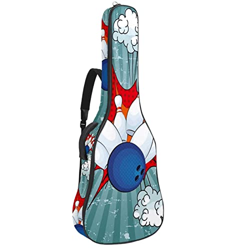 Housse de sac de guitare épaisse avec rembourrage en éponge imperméable pour guitare acoustique électrique basse… - Les Beatles, Paul McCartney, John Lennon, RIngo Starr, George Harrison Housse de sac de guitare épaisse avec rembourrage en éponge imperméable pour guitare acoustique électrique basse…