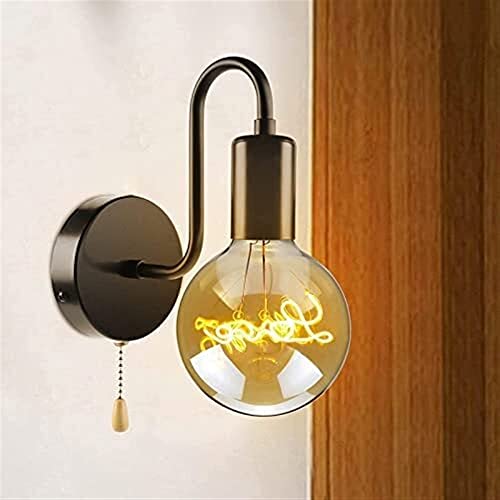 Lámpara de pared interior negra ajustable con interruptor integrado para eliminar sombras en cama 2