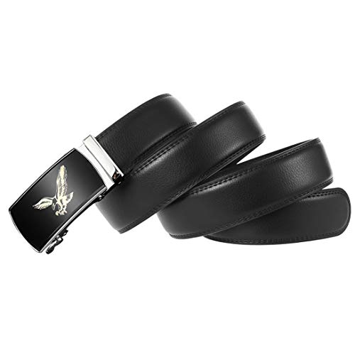 Ceinture en vrai cuir orange pour homme 120 cm finition haut de gamme