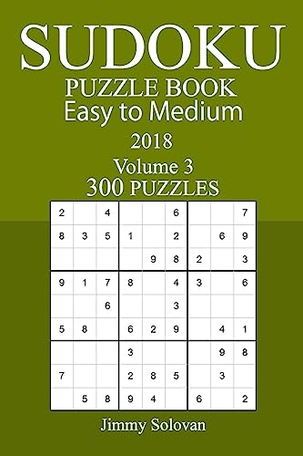 300 Easy to Medium Sudoku Puzzle Book