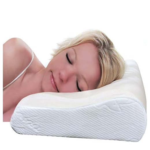 Viaggi Cervical Contour Orthopedic Memory Foam Travel Pillow for Sleeping, Cervical Orthopedic Spine Care Pillow Spondylitis Neck and Back Pain Support, Pack of 1 - White