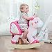 Labebe - Mecedora Caballo Bebe, Rosa Unicornio Caballito balancin, Juguete Caballos balancin...