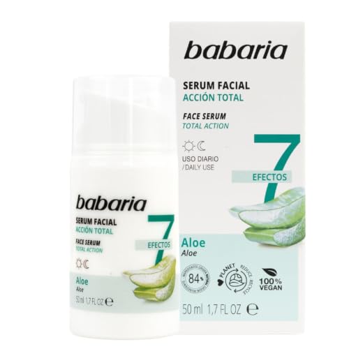 Babaria Siero Viso Aloe Vera | 7 Effetti con Artemia | 50ml