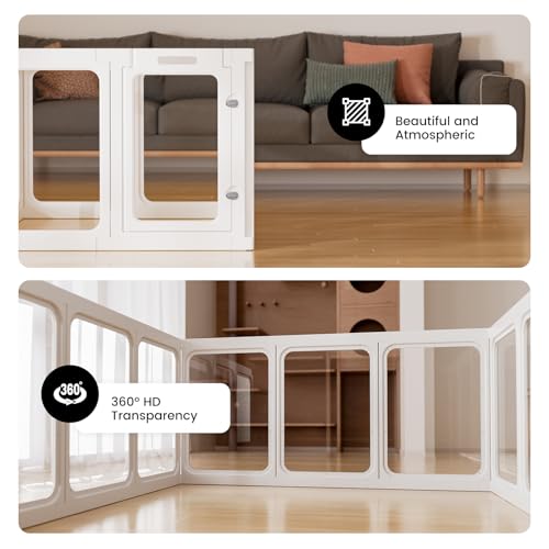 Save on a Transparent Acrylic Pet Playpen with Code TXVZQZ64 - Image 3