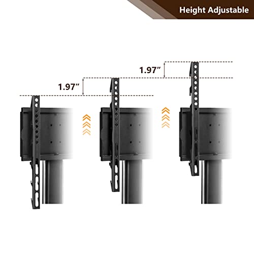 Tavr Universal Table Top Tv Stand For 20 To 43 Inch Plasma Lcd Led Oled Flat Or Curved Screen Tvs With ±30 Degrees Swivel Height Adjustable Mount,Vesa 200Mmx300Mm #TOP5