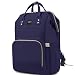 HaloVa Diaper Bag Multi-Function Waterproof Travel Backpack Nappy Bags for Baby Care, Large Capacity, Stylish and Durable, Dark Blue