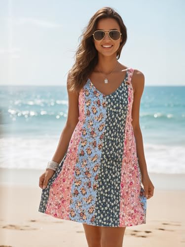 Image of Summer Dresses for Women 2026 Sundresses Vacation Beach Swimsuit Cover Ups